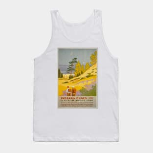 Vintage Travel - Indiana Dunes State Park Tank Top